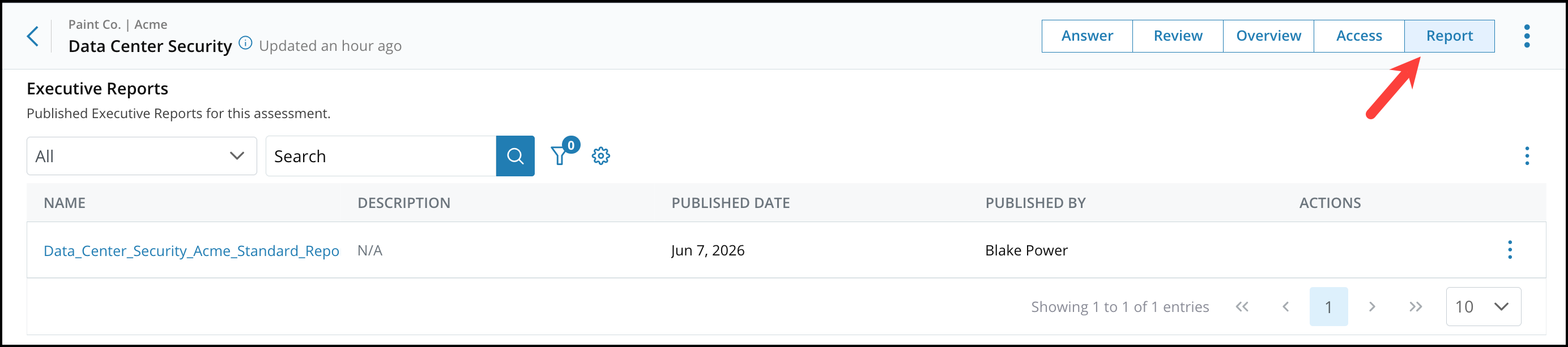 Viewing Shared Executive Reports 2 (BV)